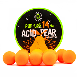 Бойлы плавающие Carptoday Baits Pop Ups Acid Pear (Кислая Груша), Диаметр: 14 мм