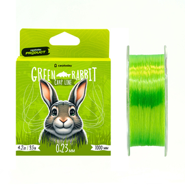 Леска Carptoday Green Rabbit 1000м, Диаметр: 0.23 мм