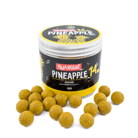 Бойлы пылящие насадочные Carptoday Baits Pineapple (Ананас), Диаметр: 14 мм