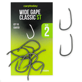 Крючки карповые Carptoday Wide Gape Classic ST, Размер крючка: №7