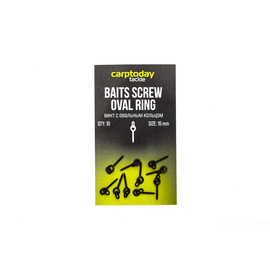 Винты для крепления насадки Carptoday Tackle Bait Screw Oval Ring с овальным кольцом