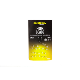 Стопорные бусины для крючка Carptoday Tackle Hook Beads, Цвет: Бесцветный