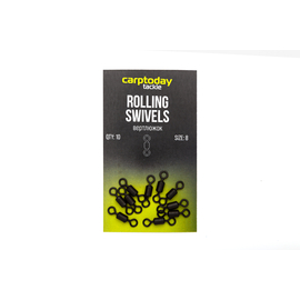 Вертлюжки Carptoday Tackle Rolling Swivels, Размер: 8