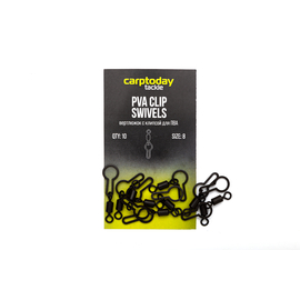 Вертлюжки с клипсой для ПВА Carptoday Tackle PVA Clip Swivels