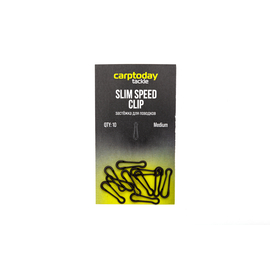 Застёжки для монтажей и оснасток Carptoday Tackle Slim Speed Clips, Размер: Medium