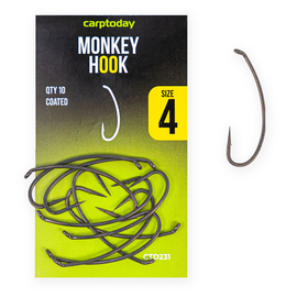 Крючки карповые Carptoday Monkey Hook, Размер крючка: №4
