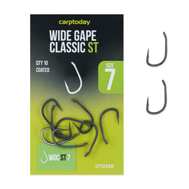 Крючки карповые Carptoday Wide Gape Classic ST, Размер крючка: №7