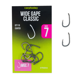 Крючки карповые Carptoday Wide Gape Classic, Размер крючка: №7
