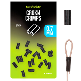 Обжимные трубочки Carptoday CROKИ CRIMPS, Диаметр: 0,7 мм