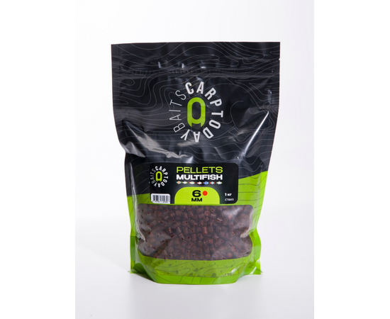 Пеллетс рыболовный Carptoday Baits MULTIFISH 1кг цельный, Диаметр: 6 мм, изображение 2 Пеллетс рыболовный Carptoday Baits MULTIFISH 1кг цельный, Диаметр: 6 мм, изображение 2
