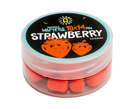 Вафтерсы Carptoday Baits Wafters Strawberry (Клубника) 10х14мм