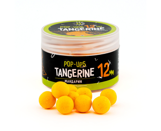 Бойлы плавающие Carptoday Baits Pop Ups Tangerine (Мандарин), Диаметр: 12 мм