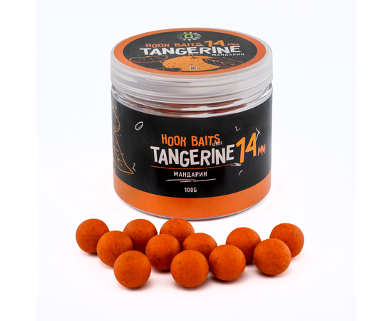 Бойлы насадочные Carptoday Baits Tangerine (Мандарин), Диаметр: 14 мм