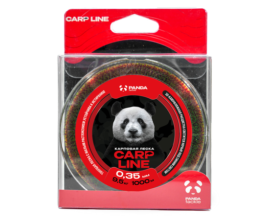 Леска карповая PANDA Tackle Carp Line 3D Camo, Диаметр: 0.35 мм, изображение 2