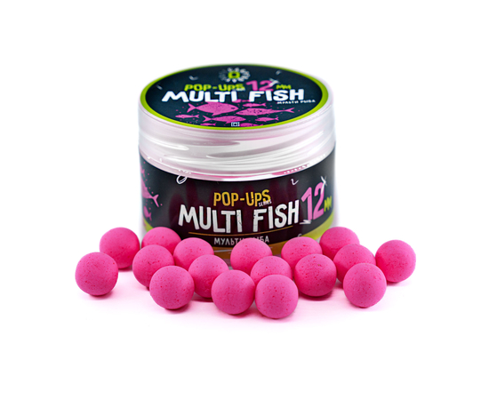 Бойлы плавающие Carptoday Baits Pop Ups Multi Fish (Мульти Фиш), Диаметр: 12 мм