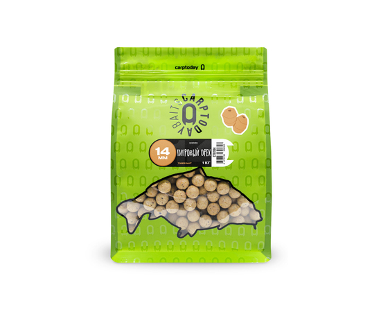 Бойлы Carptoday Baits Tiger Nut (Тигровый Орех) 1кг, Диаметр: 14 мм