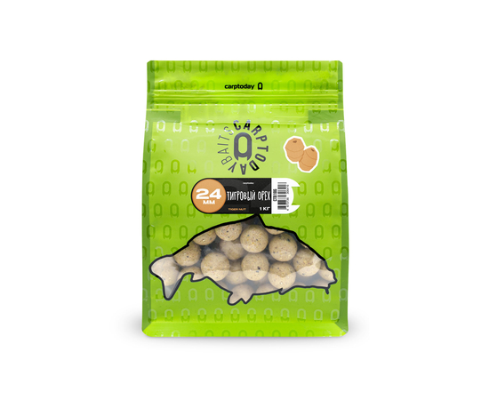 Бойлы Carptoday Baits Tiger Nut (Тигровый Орех) 1кг, Диаметр: 24 мм
