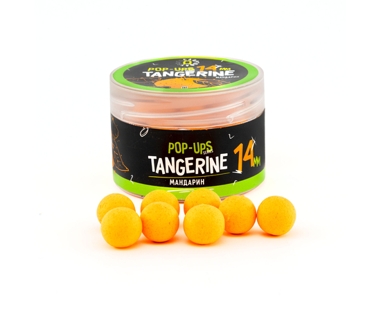Бойлы плавающие Carptoday Baits Pop Ups Tangerine (Мандарин), Диаметр: 14 мм