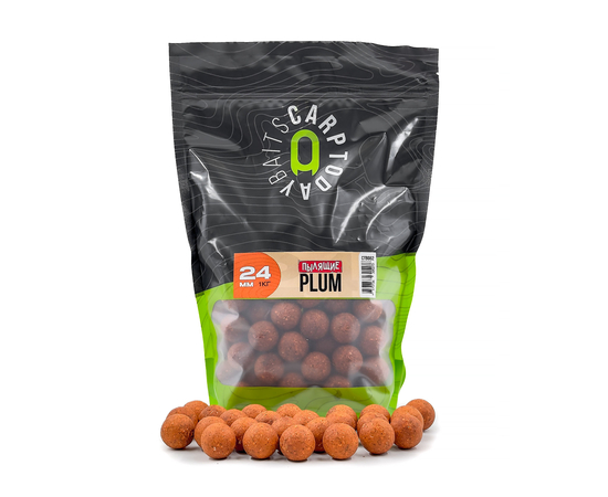 Бойлы пылящие Carptoday Baits Plum (Слива), Диаметр: 24 мм