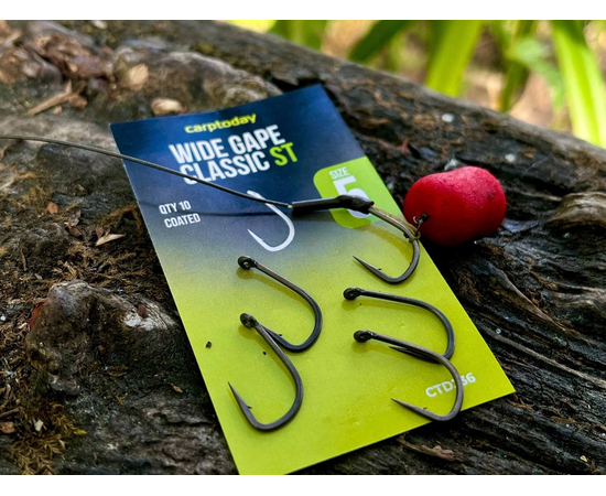 Крючки карповые Carptoday Wide Gape Classic ST, Размер крючка: №4, изображение 3