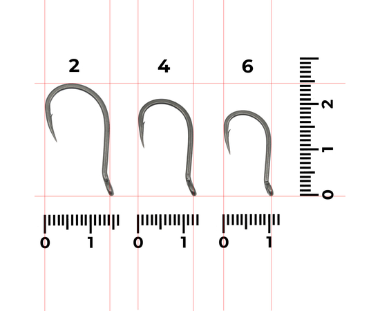 Крючки карповые PANDA Tackle CHOD, Размер крючка: №4, изображение 2