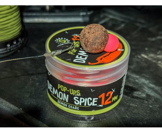Бойлы плавающие Carptoday Baits Pop Ups Demon Spice (Острые Специи), Диаметр: 12 мм, изображение 2
