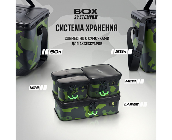 Сумка EVA с жёсткой крышкой Carptoday Aqua Hard Box System, Объём: 50 л, изображение 16