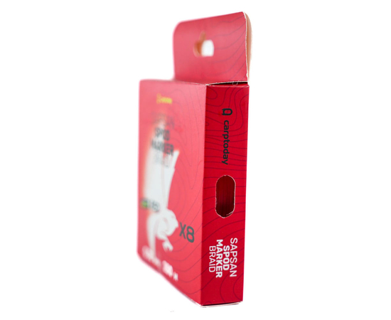 Плетёный шнур Сarptoday Sapsan Spod & Marker Braid Red 0.18мм 300м, изображение 5