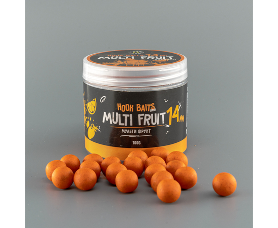 Бойлы насадочные Carptoday Baits Multi Fruit (Мульти Фрукт), Диаметр: 14 мм, изображение 2