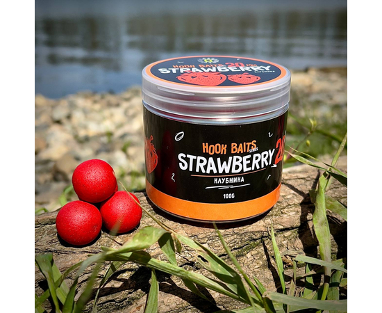 Бойлы насадочные Carptoday Baits Strawberry (Клубника), Диаметр: 20 мм, изображение 5