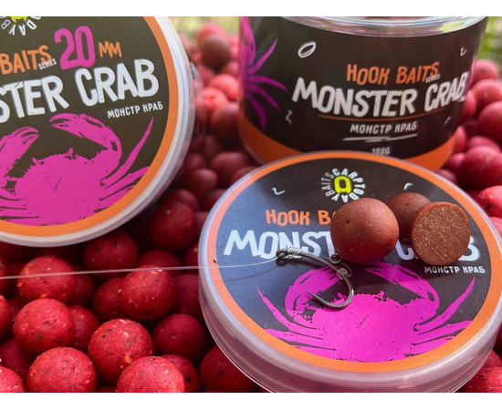 Бойлы насадочные Carptoday Baits Monster Crab (Монстр Краб), Диаметр: 20 мм, изображение 5