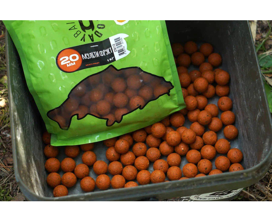Бойлы Carptoday Baits Multi Fruit (Мульти Фрукт) 1кг, Диаметр: 20 мм, изображение 2