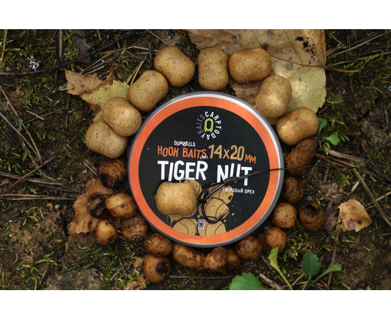 Дамбелсы насадочные Carptoday Baits Tiger Nut (Тигровый Орех), изображение 2