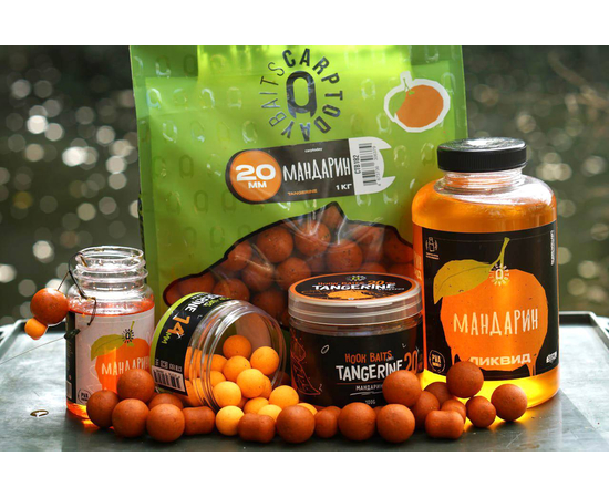 Бойлы Carptoday Baits Tangerine (Мандарин) 1кг, Диаметр: 20 мм, изображение 2