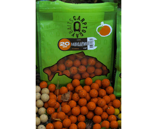 Бойлы Carptoday Baits Tangerine (Мандарин) 1кг, Диаметр: 20 мм, изображение 3