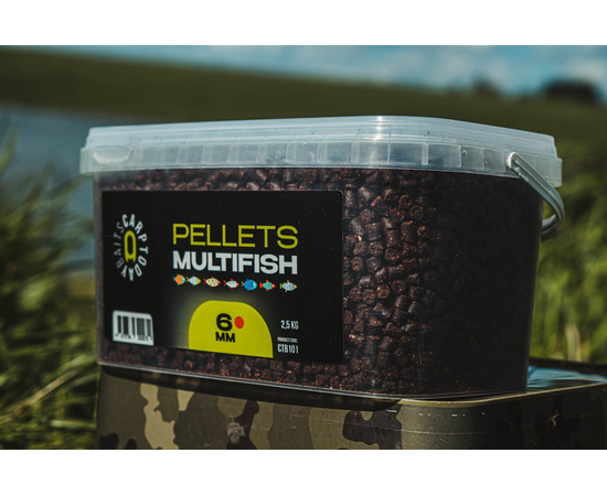 Пеллетс рыболовный Carptoday Baits MULTIFISH 2.5кг цельный, Диаметр: 6 мм, изображение 3