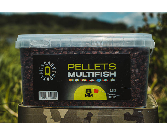 Пеллетс рыболовный Carptoday Baits MULTIFISH 2.5кг цельный, Диаметр: 8 мм, изображение 4