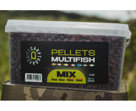 Пеллетс рыболовный Carptoday Baits MULTIFISH MIX 2.5кг, изображение 5 Пеллетс рыболовный Carptoday Baits MULTIFISH MIX 2.5кг, изображение 5