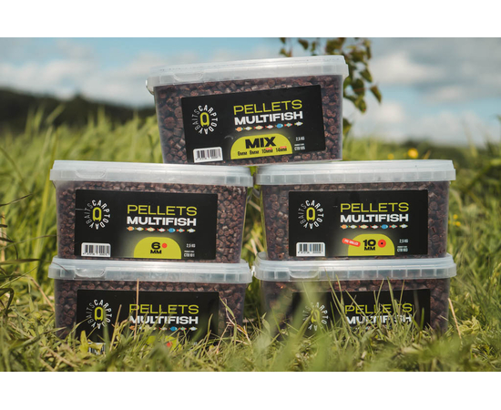 Пеллетс рыболовный Carptoday Baits MULTIFISH 2.5кг просверленный, Диаметр: 10 мм, изображение 7