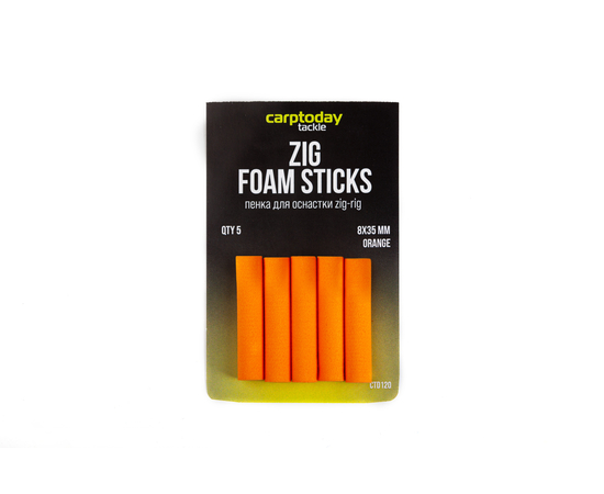 Набор плавающих пенок Carptoday Tackle Foam Sticks, Цвет: Оранжевый