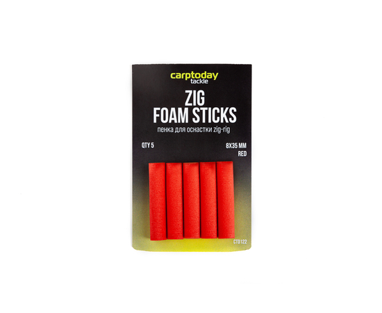 Набор плавающих пенок Carptoday Tackle Foam Sticks, Цвет: Красный