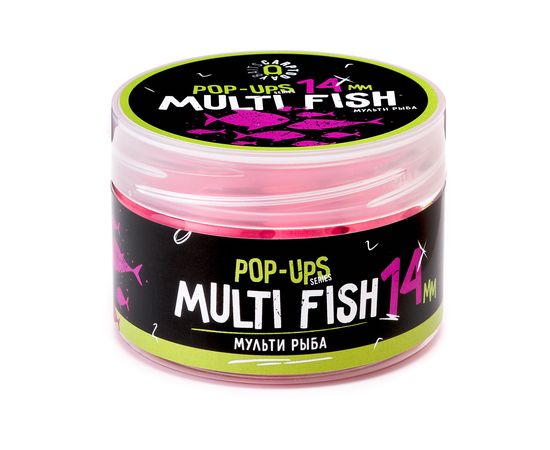 Бойлы плавающие Carptoday Baits Pop Ups Multi Fish (Мульти Фиш), Диаметр: 14 мм, изображение 2