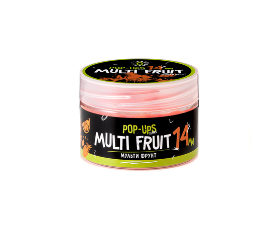 Бойлы плавающие Carptoday Baits Pop Ups Multi Fruit (Мульти Фрукт), Диаметр: 14 мм, изображение 4