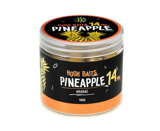 Бойлы насадочные Carptoday Baits Pineapple (Ананас), Диаметр: 14 мм, изображение 2