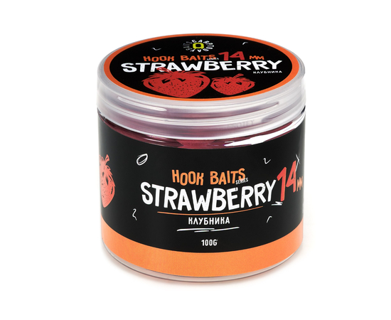 Бойлы насадочные Carptoday Baits Strawberry (Клубника), Диаметр: 14 мм, изображение 2