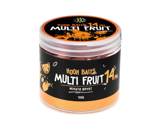 Бойлы насадочные Carptoday Baits Multi Fruit (Мульти Фрукт), Диаметр: 14 мм, изображение 2