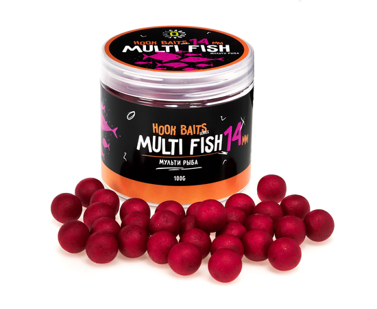 Бойлы насадочные Carptoday Baits Multi Fish (Мульти Фиш), Диаметр: 14 мм