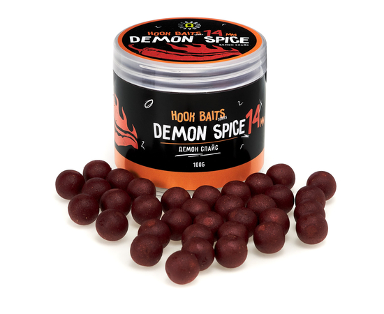 Бойлы насадочные Carptoday Baits Demon Spice (Острые Специи), Диаметр: 14 мм