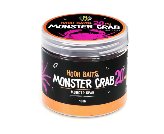 Бойлы насадочные Carptoday Baits Monster Crab (Монстр Краб), Диаметр: 20 мм, изображение 2 Бойлы насадочные Carptoday Baits Monster Crab (Монстр Краб), Диаметр: 20 мм, изображение 2