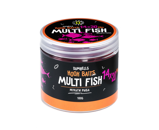 Дамбелсы насадочные Carptoday Baits Multi Fish (Мульти Фиш), изображение 2